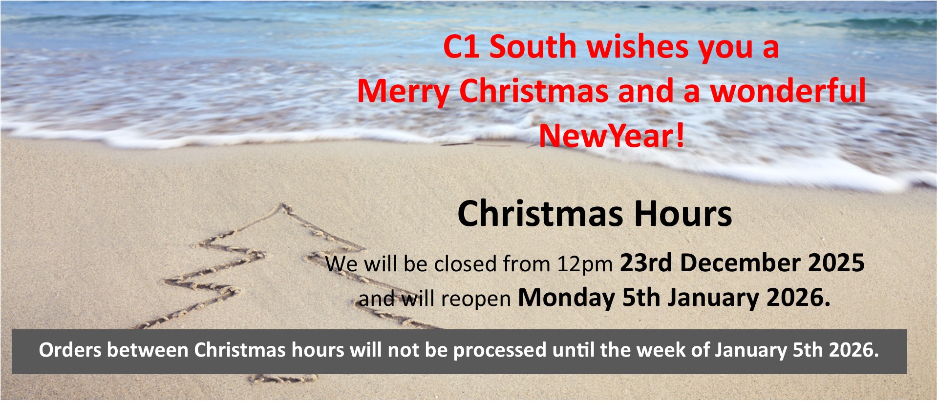 Christmas hours 2025