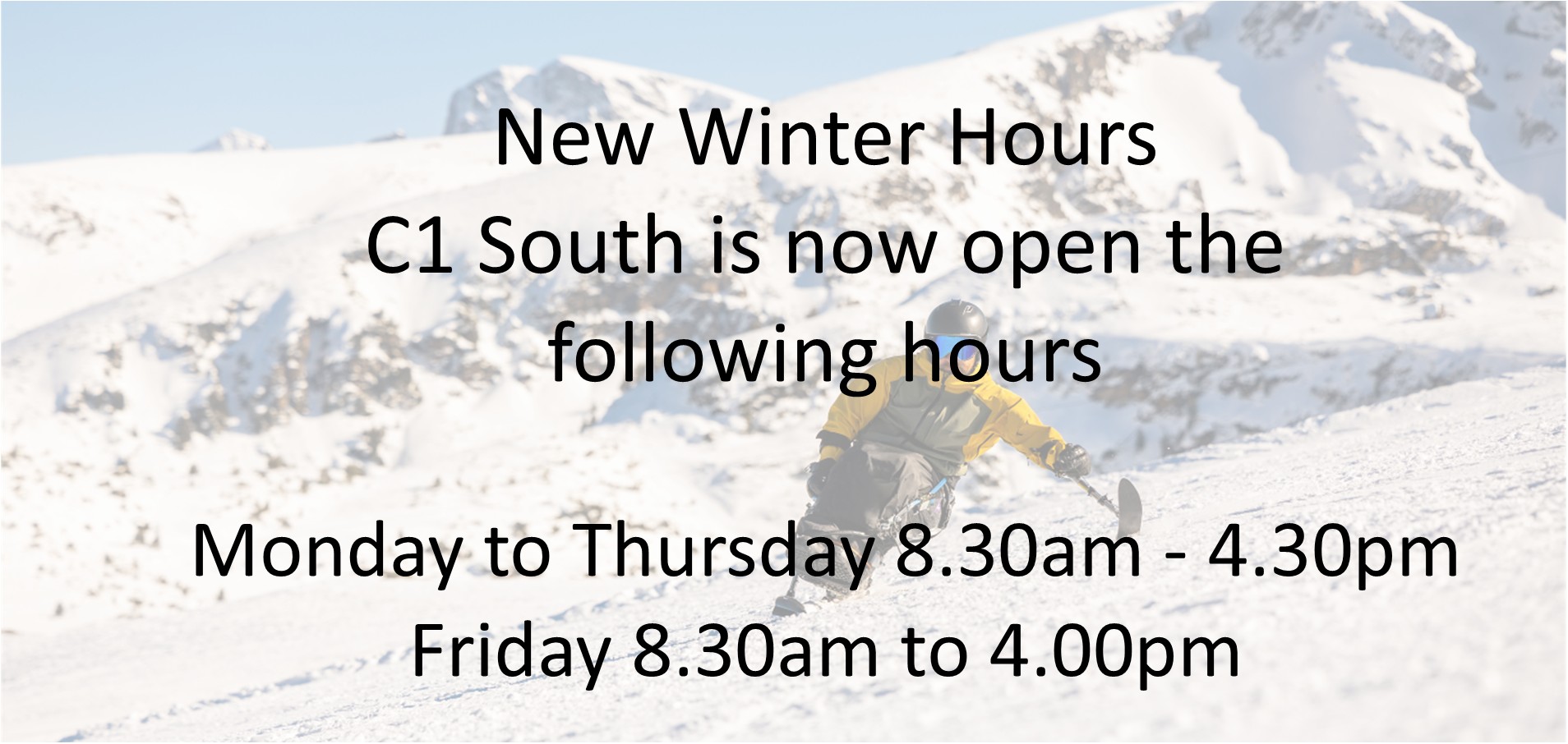 Winter Hours 2026